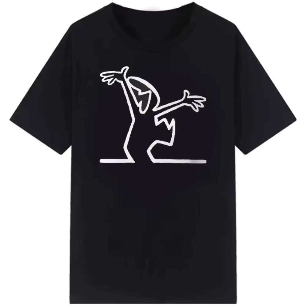 Funny Meme Creative La Linea The Line Osvaldo Cavandoli TV T-Shirt Men Fashion Women's T Shirts Streetwear Tee Casual Tops C260228 - view 3