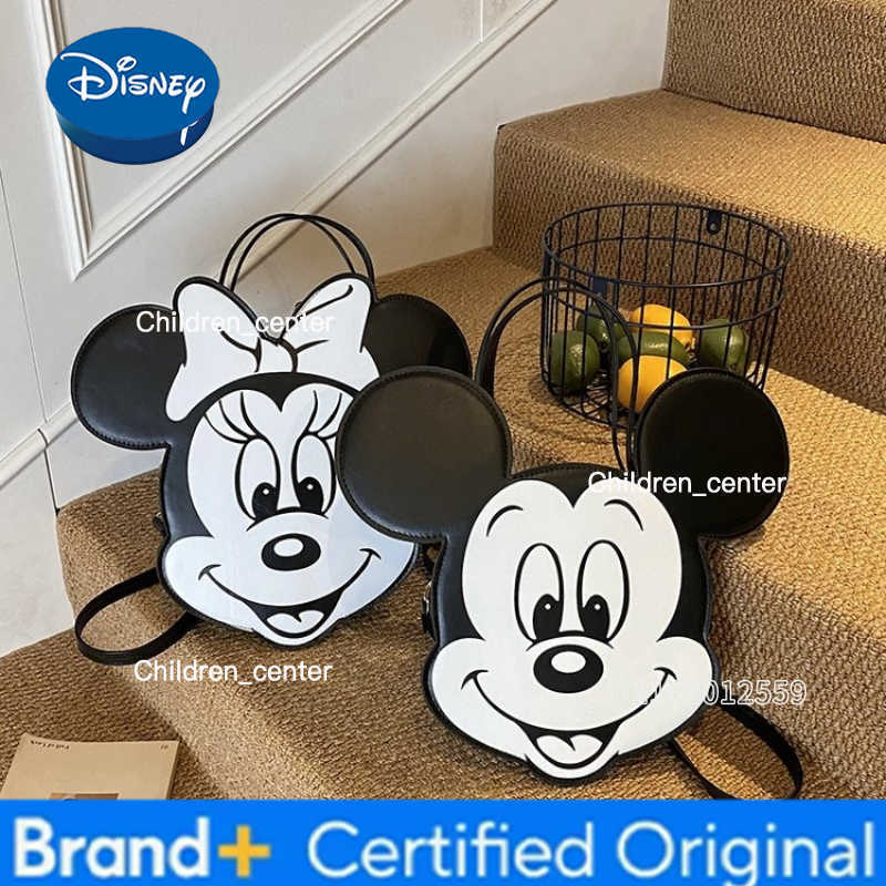 Disney New Womens Shoulder Bag Multifunctional Fashion Womens Shoulder Crossbody Bag Cartoon High Quality 3D Womens Bag H260228
