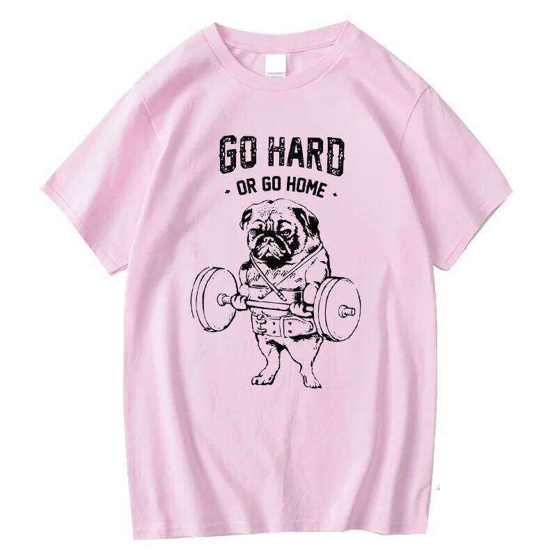 100% Cotton Pug Life Mens T Shirts Fashion Home Or Go Hard Tops Men Loose Male Tshirt Casual Summer C260228 - view 6