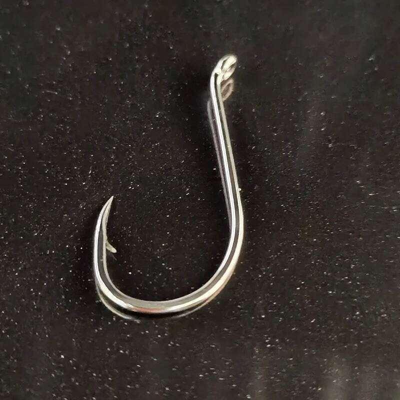 50pcs/lot Turned Up Eye Hooks Offset Fishhooks Circle Hi Carbon Steel Barbed Fishing Accessories Livebait Lure Fish Hook Z260228