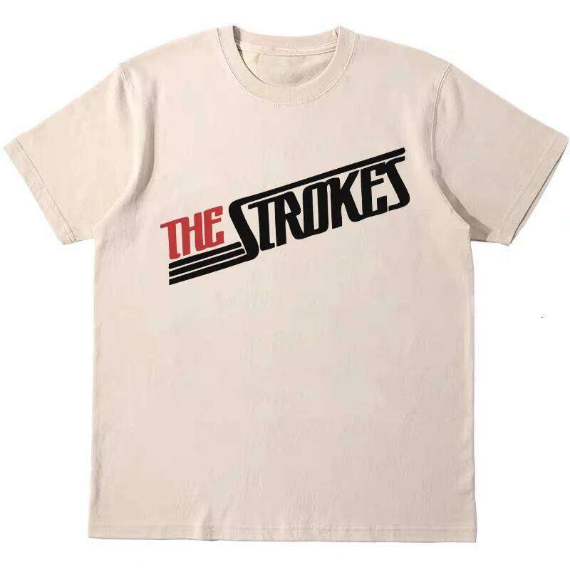 The Strokes American Rock Band Japanese Print Fashion Hip-hop Streetwear Men's Women's Swag Cotton T-shirt C260228 - view 3