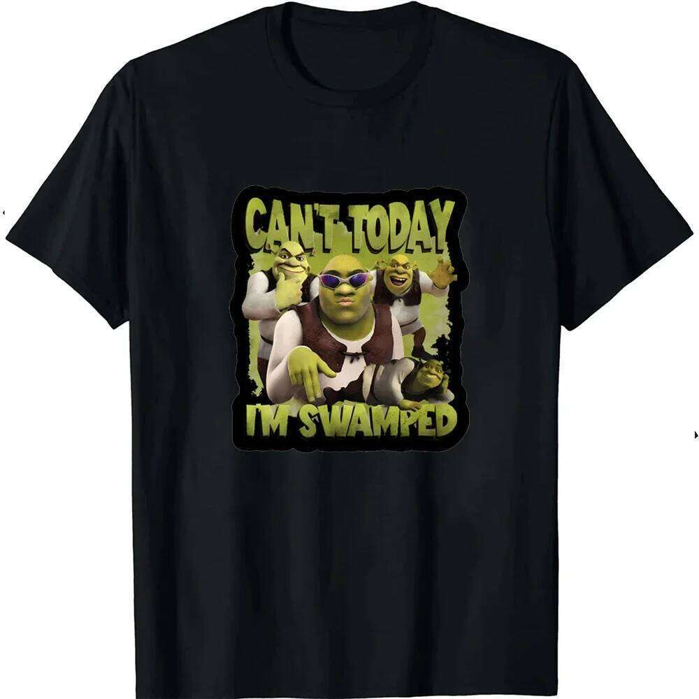 Ogre and The City Shreks Shirt Combine Fun Printed Men's Women's Short Sleeve T-shirts Summer Fashion Unique Funny hot sale C260228 - view 5