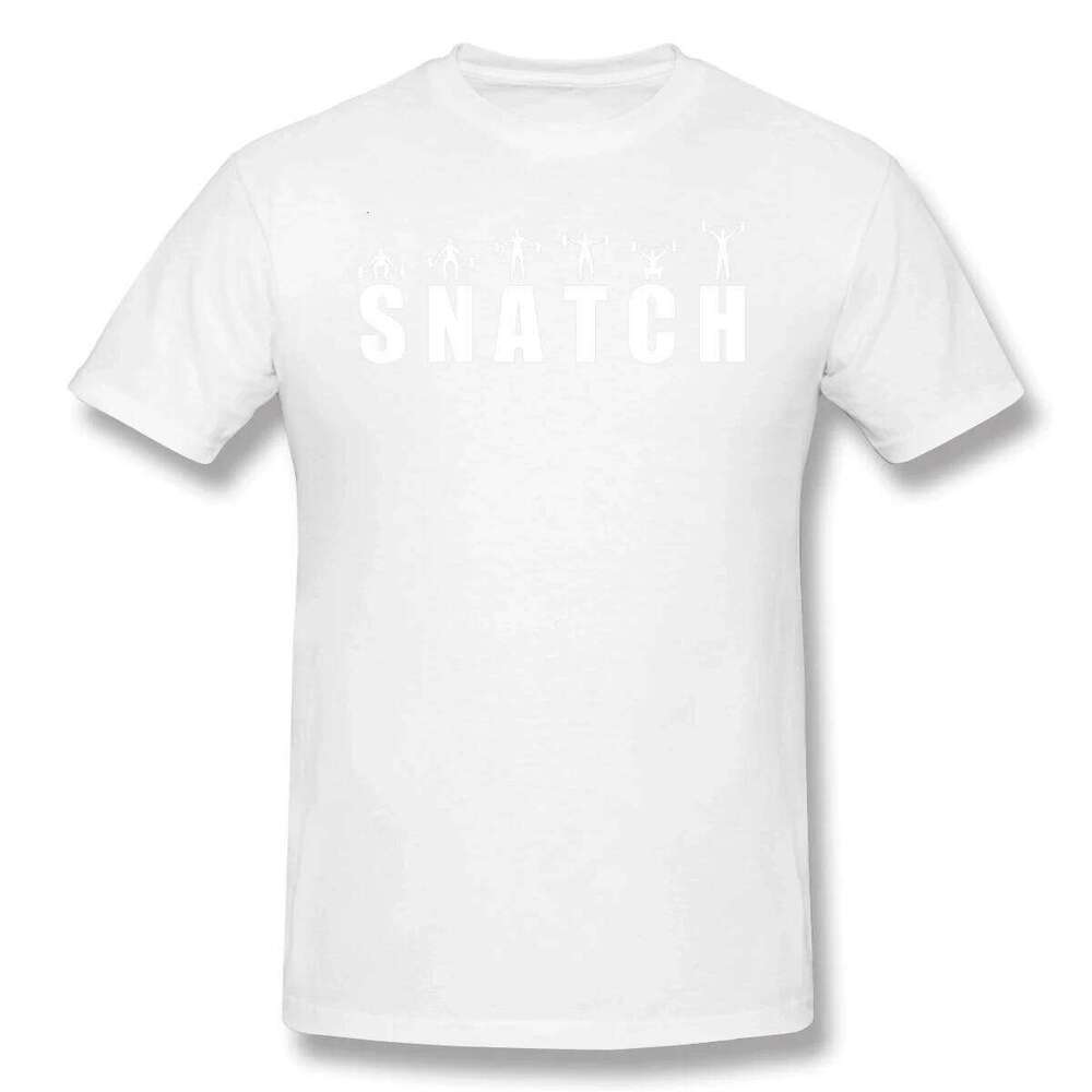 Snatch EssentialAnime Clothes Design Bodybuilding Pumping GYM Muscle Training Crossfit 100% Cotton Men T-Shirt Crew Neck Tops C260228 - view 6