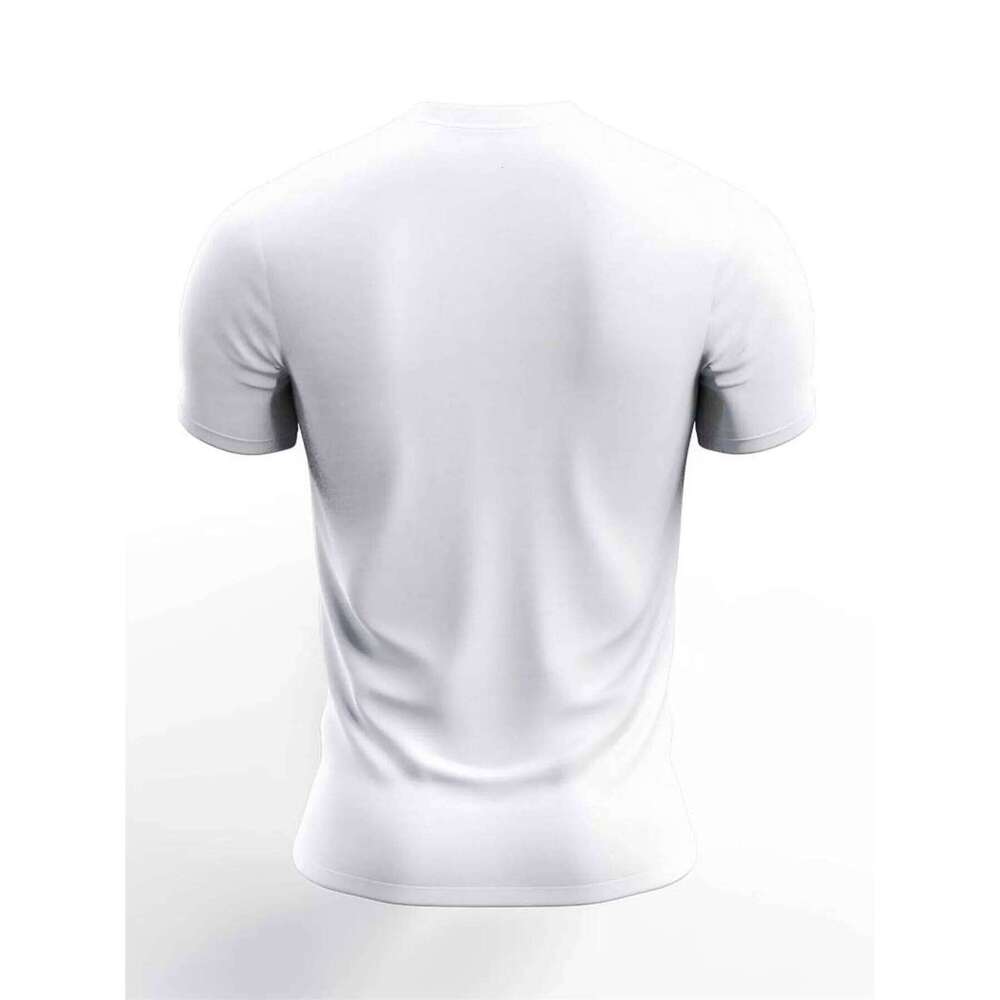 Men's summer 100 cotton fashionable casual loose plus size reflection fishing printed round neck short sleeved T-shirt top C260228 - view 7