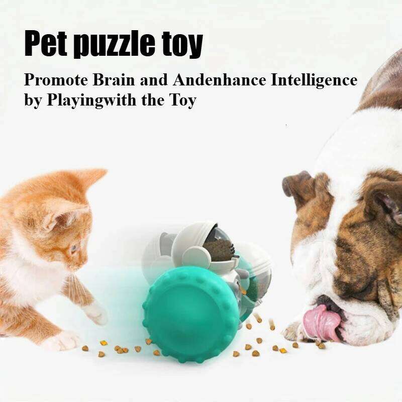 Pet Supplies Dog Toys for Self Amusement Cat Slow Feeder Balance Scooter Interactive Wobbling Treat Dispenser Ball & Pet Supplies