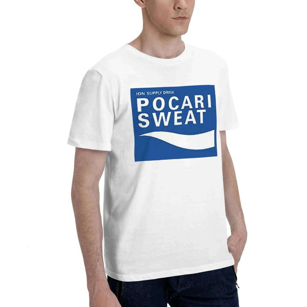 Just Some Pocari Sweat Men T-Shirt Plus Size T Shirts Men's Round Neck Cotton Tees Short Summer Male C260228 - view 3