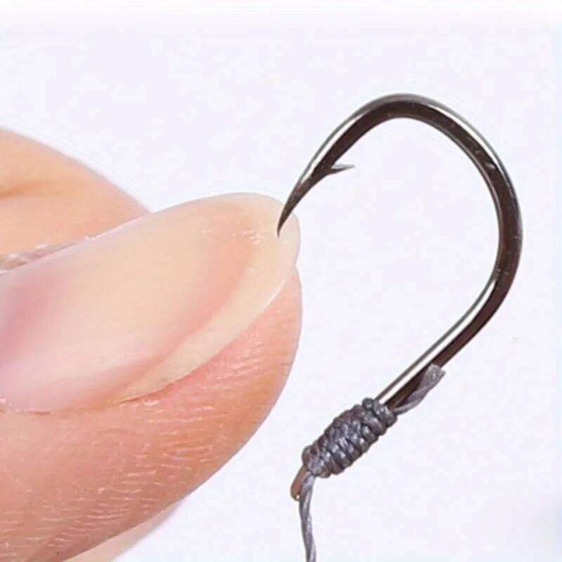 50PCS Small Size With PE Line 3#-8# Pre Tied Hooks String Sub-line Hook for Carp Fishing Z260228