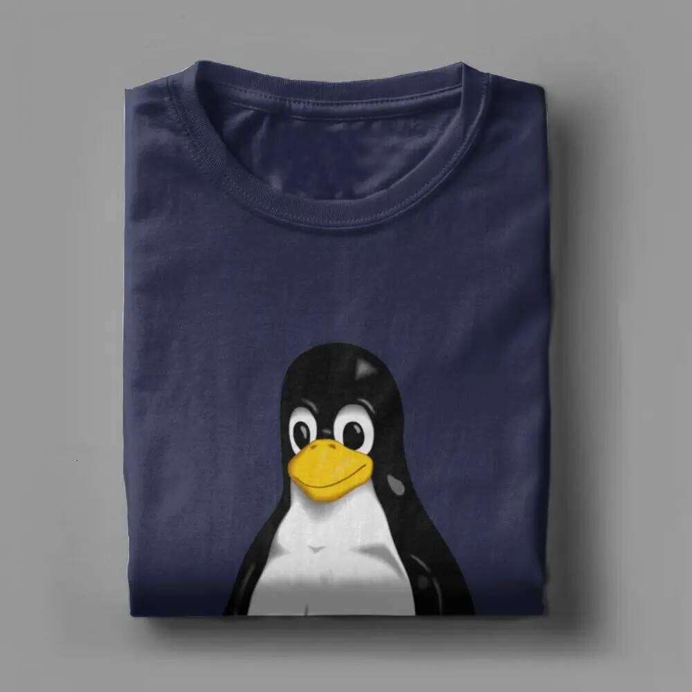 Linux T Shirt Men's 100 Premium Cotton Leisure T-Shirt Crew Neck Tees Short Sleeve Sweatshirt New Arrival Clothing Europe C260228 - view 5