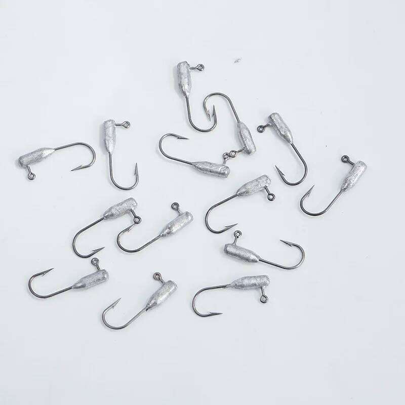 Japan Jigs 1g 2g 3.5g 5g Jig Head Professional Small Soft Lure Bait Texas Rig Fishing Hooks Lot 10 Pieces SALE Z260228