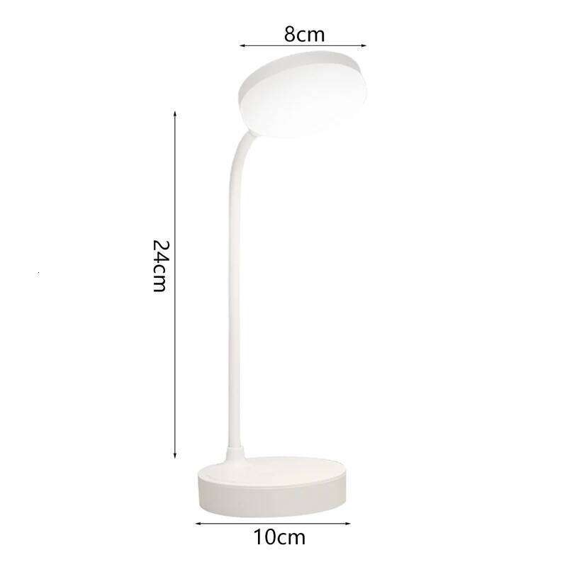 Table USB Plug Rechargeable Desk Bed Reading Book Night LED 3 Modes Dimming Eye Protection Light Bedside Lamp Z260227
