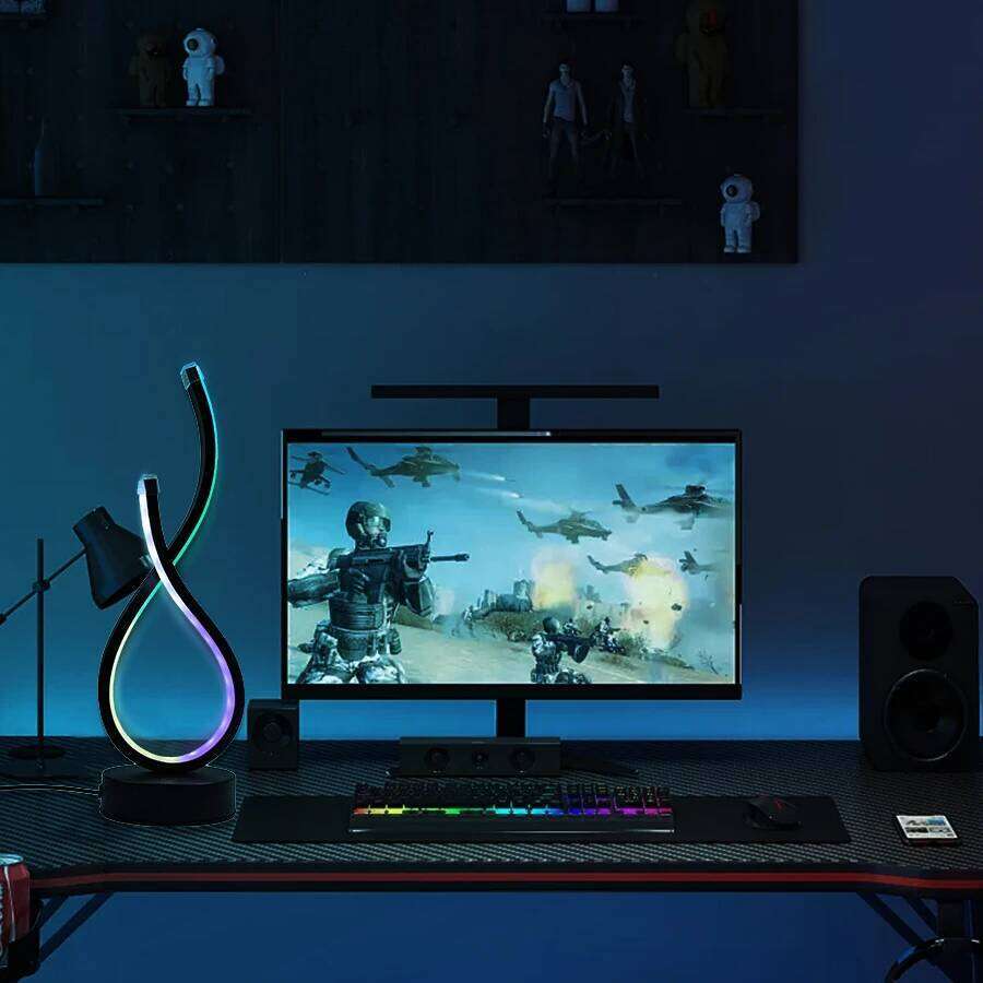 Modern LED Desk Lamp with USB Power, Adjustable Lighting, and Button Control Z260227
