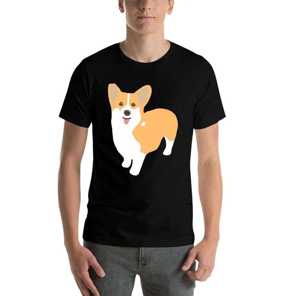 prints shirts with cotton T-Shirt essential shirt t man Adorable Corgi C260228 - view 4