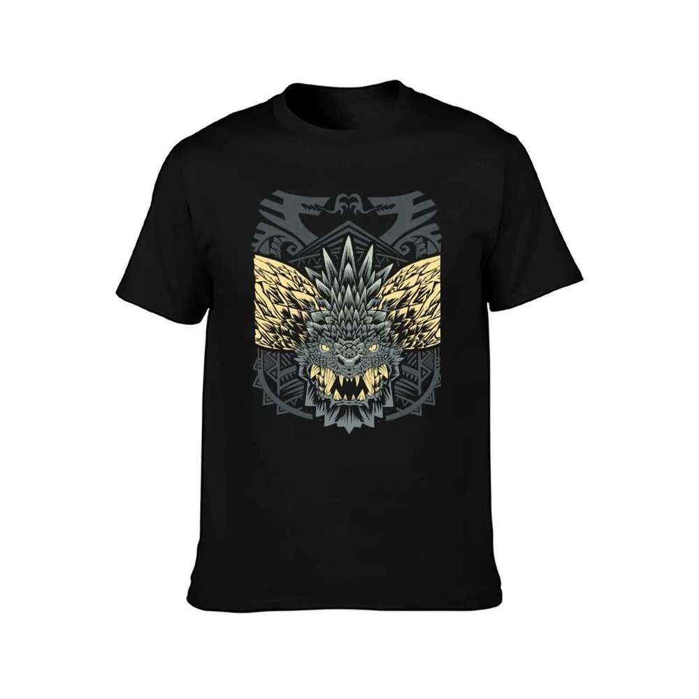 Nergigante MHW T-Shirt cotton t shirts for man pack white anime tshirt T-shirt C260228 - view 3