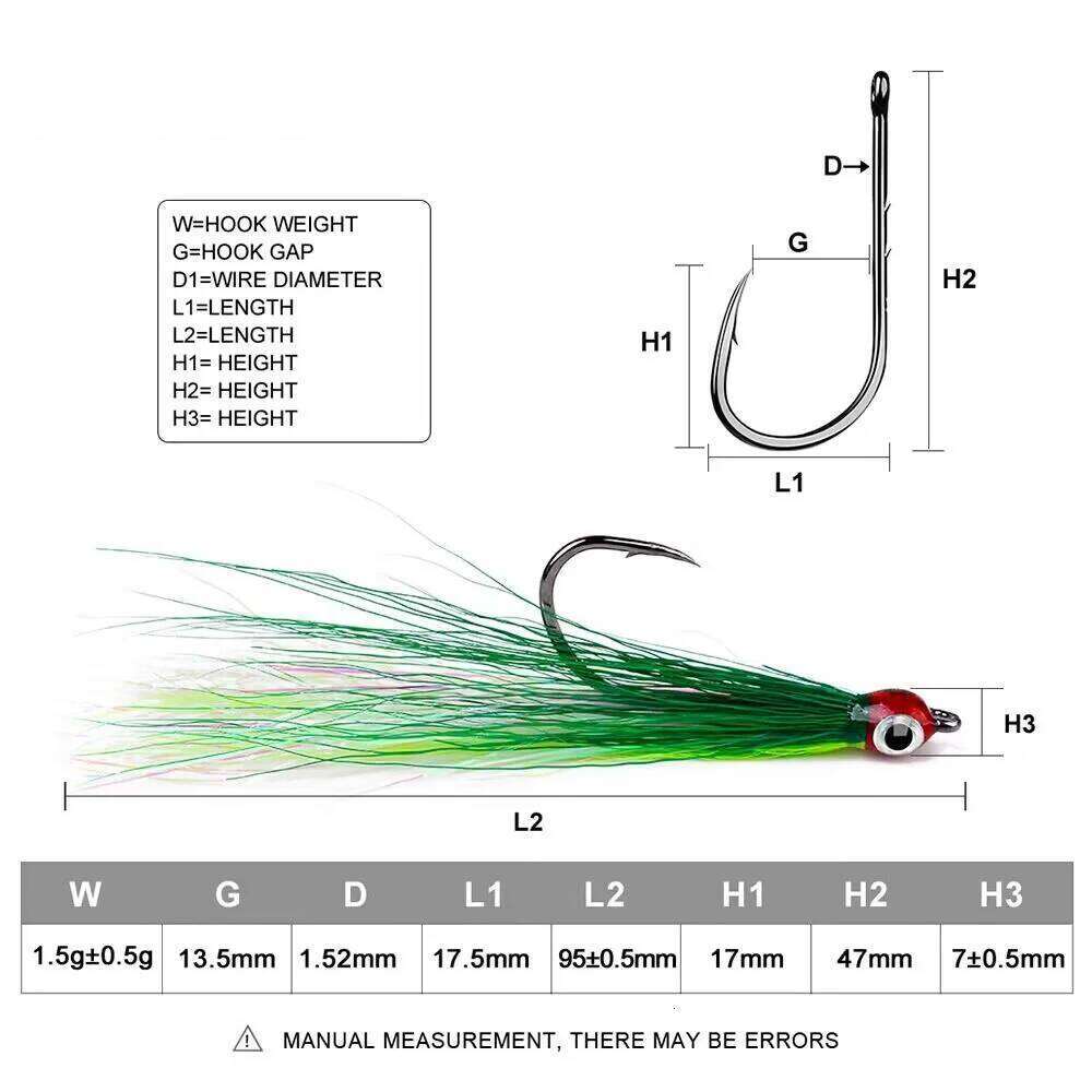 5pcs/bag High Carbon Steel Feather Bionic Lure pesca Gear Barbed Single Hook Outdoor Fishing Accessories Z260228