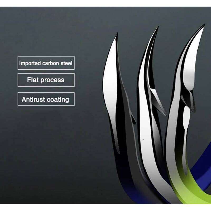 Steel Fish high carbon carp Hook Japanese-style seawater fishing Ansuo binding line 45CM Fishing hook 10 pairs / bag Z260228