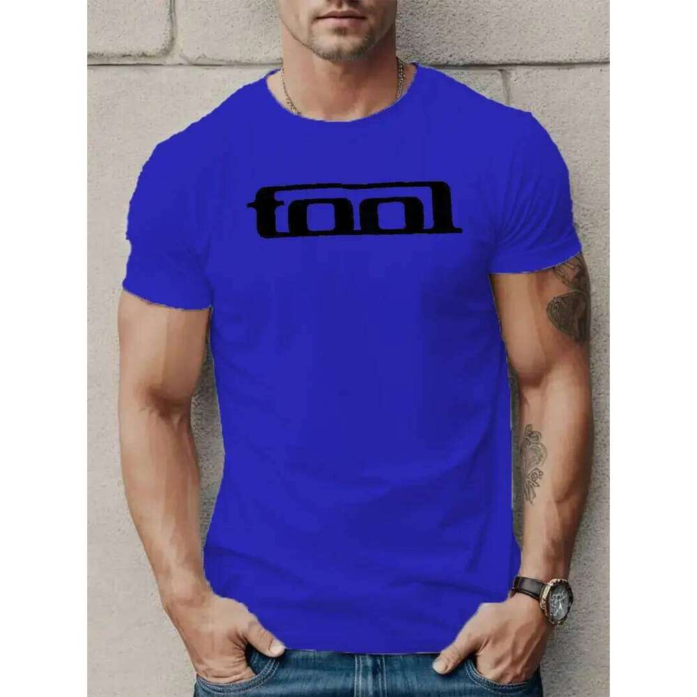 Tool Printed Men's Cotton T-Shirt Summer Casual Short Sleeve TShirts Fashion Loose O Neck streetwear Oversized Tees C260228 - view 5