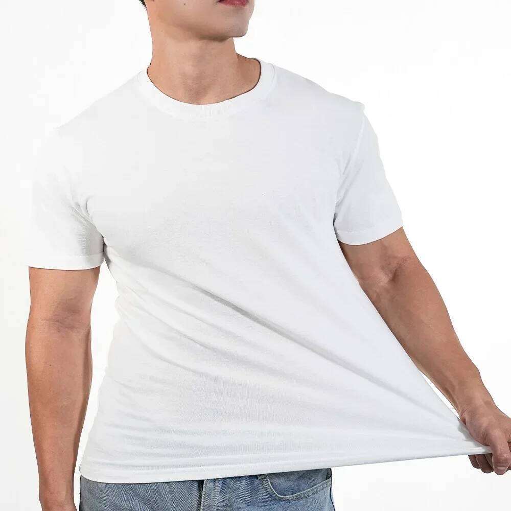 Men Women T-shirt High Qualtity Cotton Short Sleeved T Shirts O Neck Solid Color Tee Black White Breathable Clothing Couple Tops C260228 - view 6