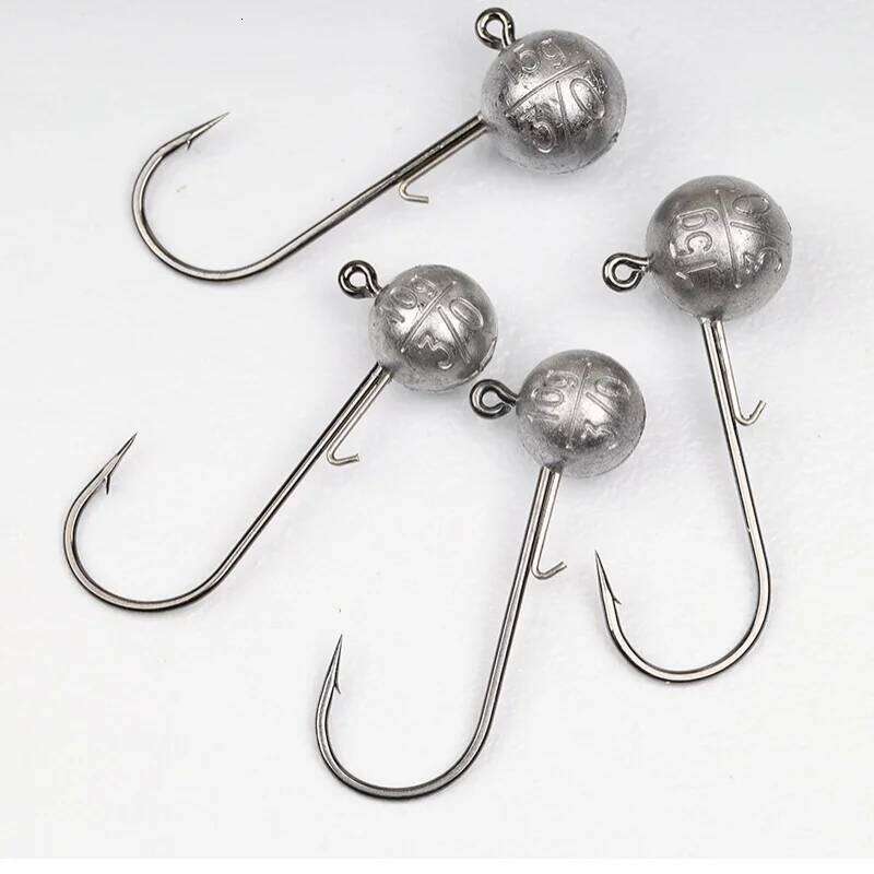 Big Size Fishing 7g 10g 20g NED Jig Head Hooks 4X Strengthen Wide Hook Door Lure Bass Mandarin Lot 5 Pieces SALE Z260228