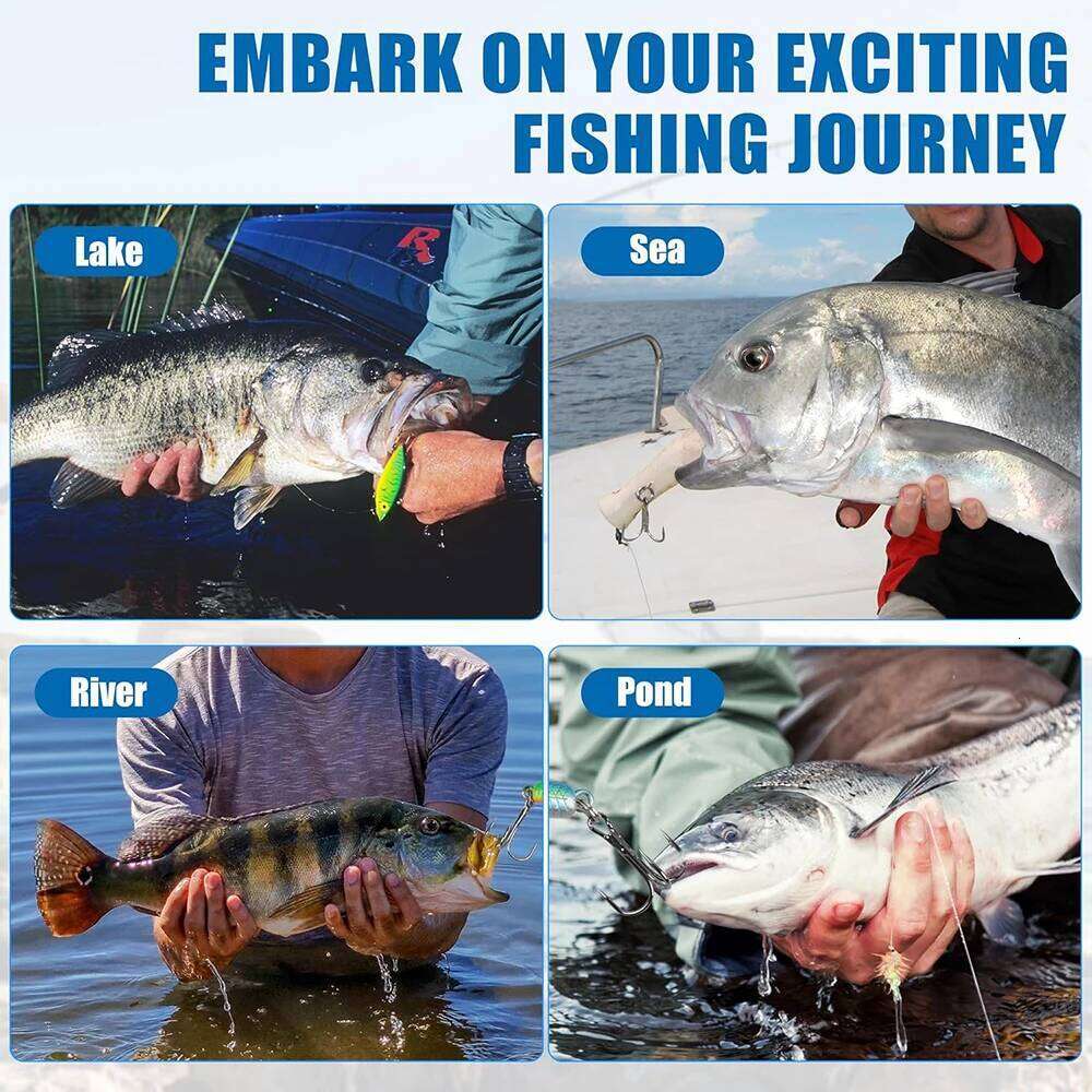 100pcs Treble Hooks Kit Strong Sharp Round Bend Triple Hook Artificial Bait Fishing for Bass Trout fish hooks Z260228