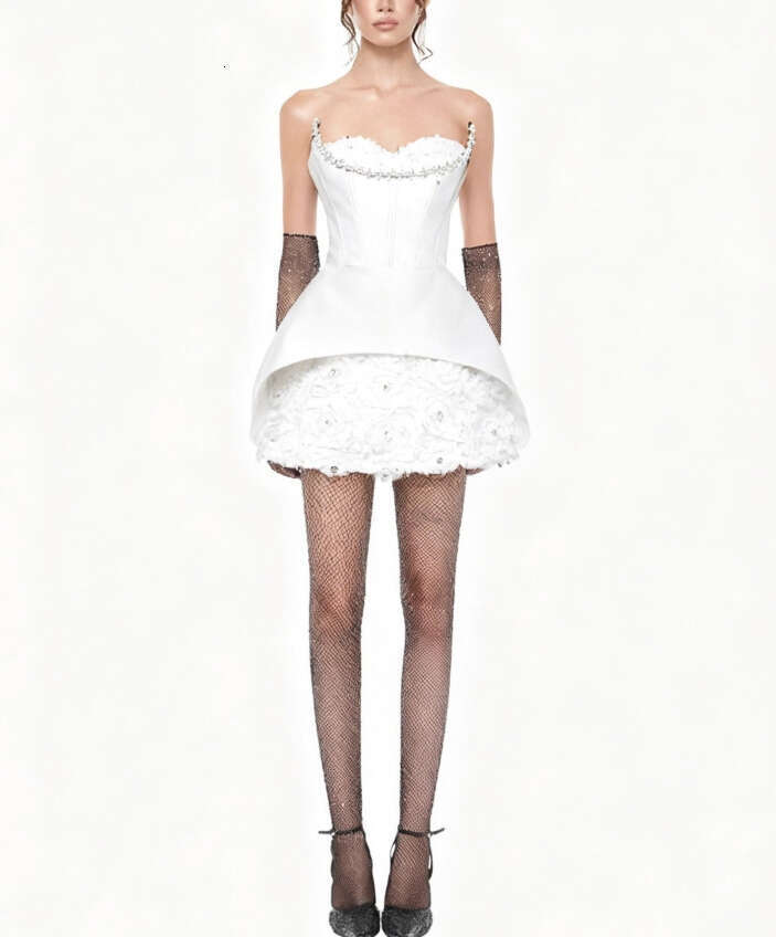 2026 Spring/Summer New Collection: Elegant and a2 Sexy Fashion Dress with Tight corset and Waist for Slimming Effect