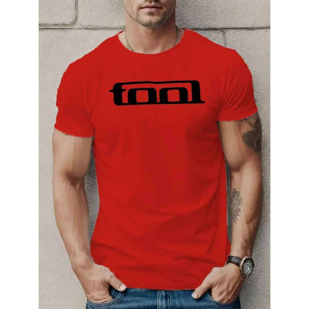 Tool Printed Men's Cotton T-Shirt Summer Casual Short Sleeve TShirts Fashion Loose O Neck streetwear Oversized Tees C260228 - view 4
