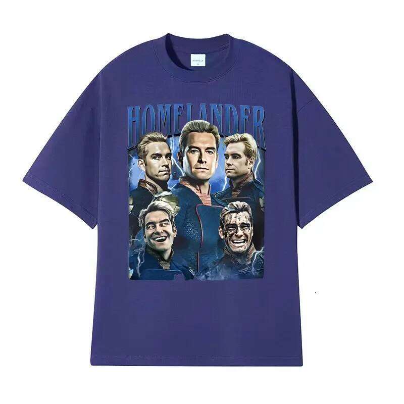Limited edition Homelander retro pattern for womenHarajuku Gothic classic Tshirtunisex casual oversized Tshirt C260228 - view 3