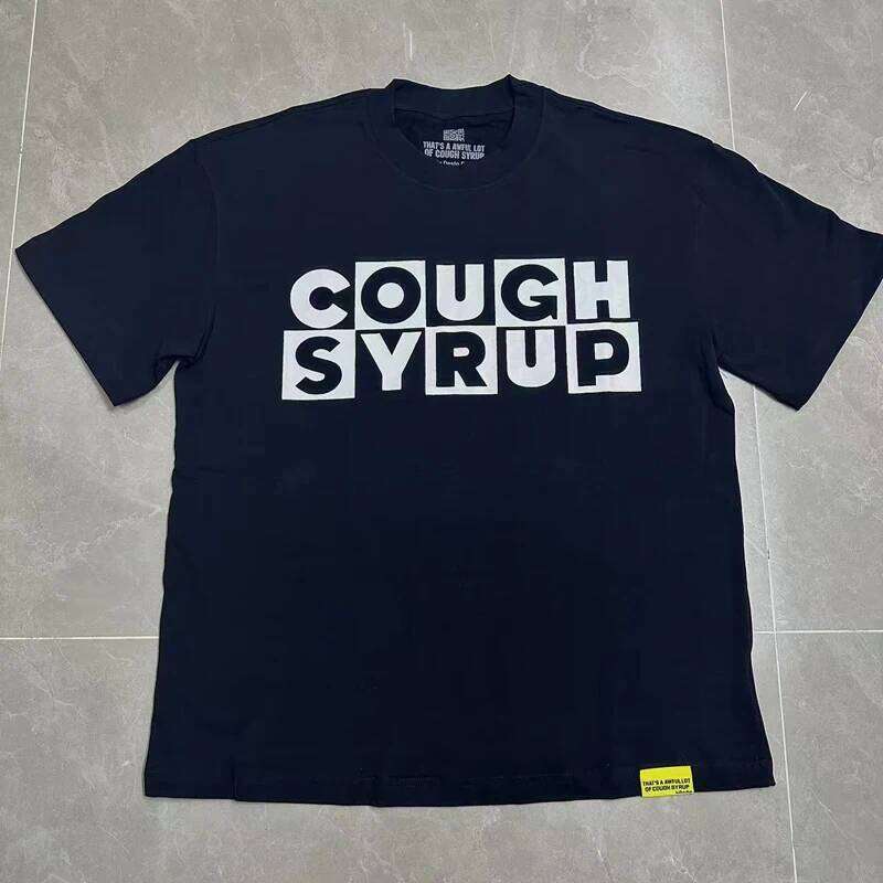 THAT'S A AWFUL LOT OF COUGH SYRUP T-shirt Hip-hop Trend High Quality Streetwear Casual Letter Print Short Sleeve T-shirts C260228 - view 4