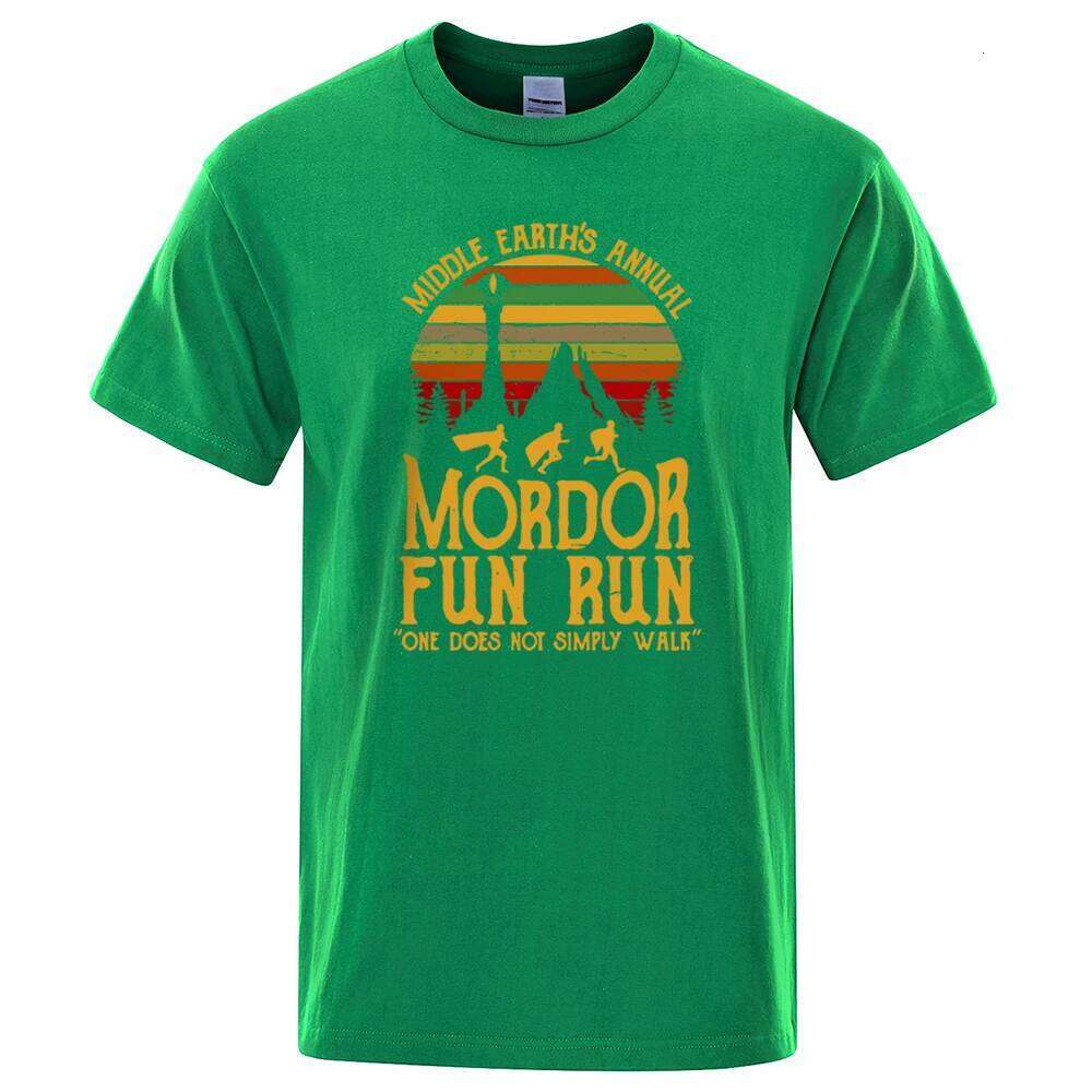 Middle Earth'S Annual Mordor Fun Run Print T Shirt Men Women Tshirts Summer Tops Cotton Loose Street Hip Hop T-Shirts C260228 - view 3