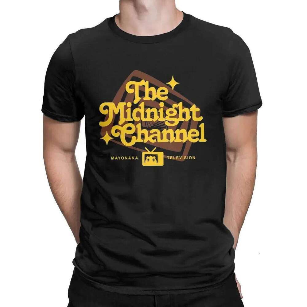 Persona 4 The Midnight Channel Men T Shirt Hot Japanese Anime Game TV Funny Tee Short Sleeve Crew Neck T-Shirt 100% Cotton Big C260228 - view 3
