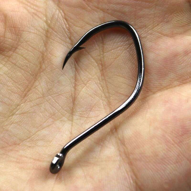 20PCS High Carbon Steel hook Barbed Catfish Fishing Hooks 3/0 2/0 1/0 6 8 V Shape Hook Z260228