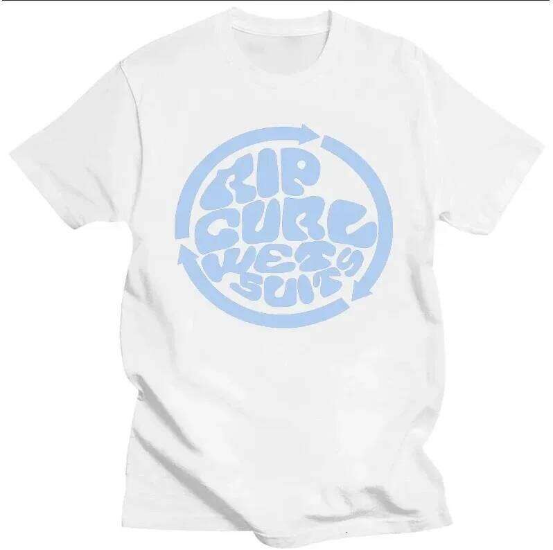 Men's T Shirts Rip Curl Print Short Sleeve Vintage High Quality T-Shirt Streetwear 100% Cotton Loose Tops Breathable Tee C260228 - view 6