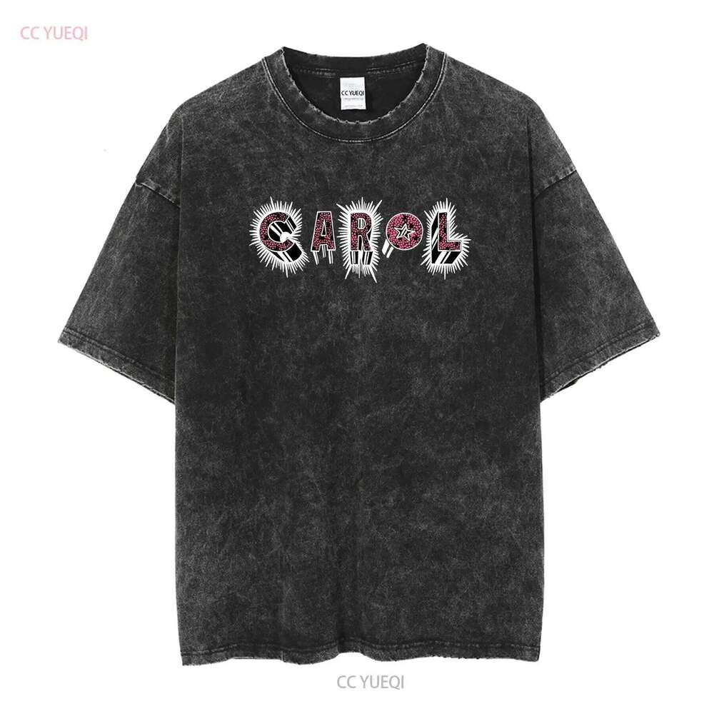 Vintage Carol Eikichi Yazawa Japan Of Rock Promo Album Tour Concert T Shirt long or short sleeves vintage Washed C260228 - view 3