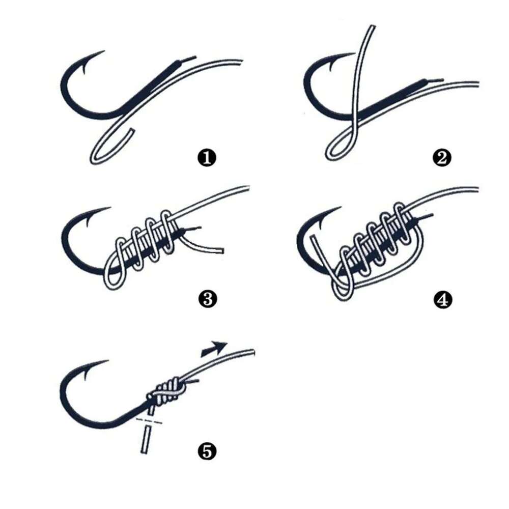 100pcs 3-12# Stainless Steel Carbon With Loop Sharp Barbed Boxed Hook Set Fishing Accessories Z260228