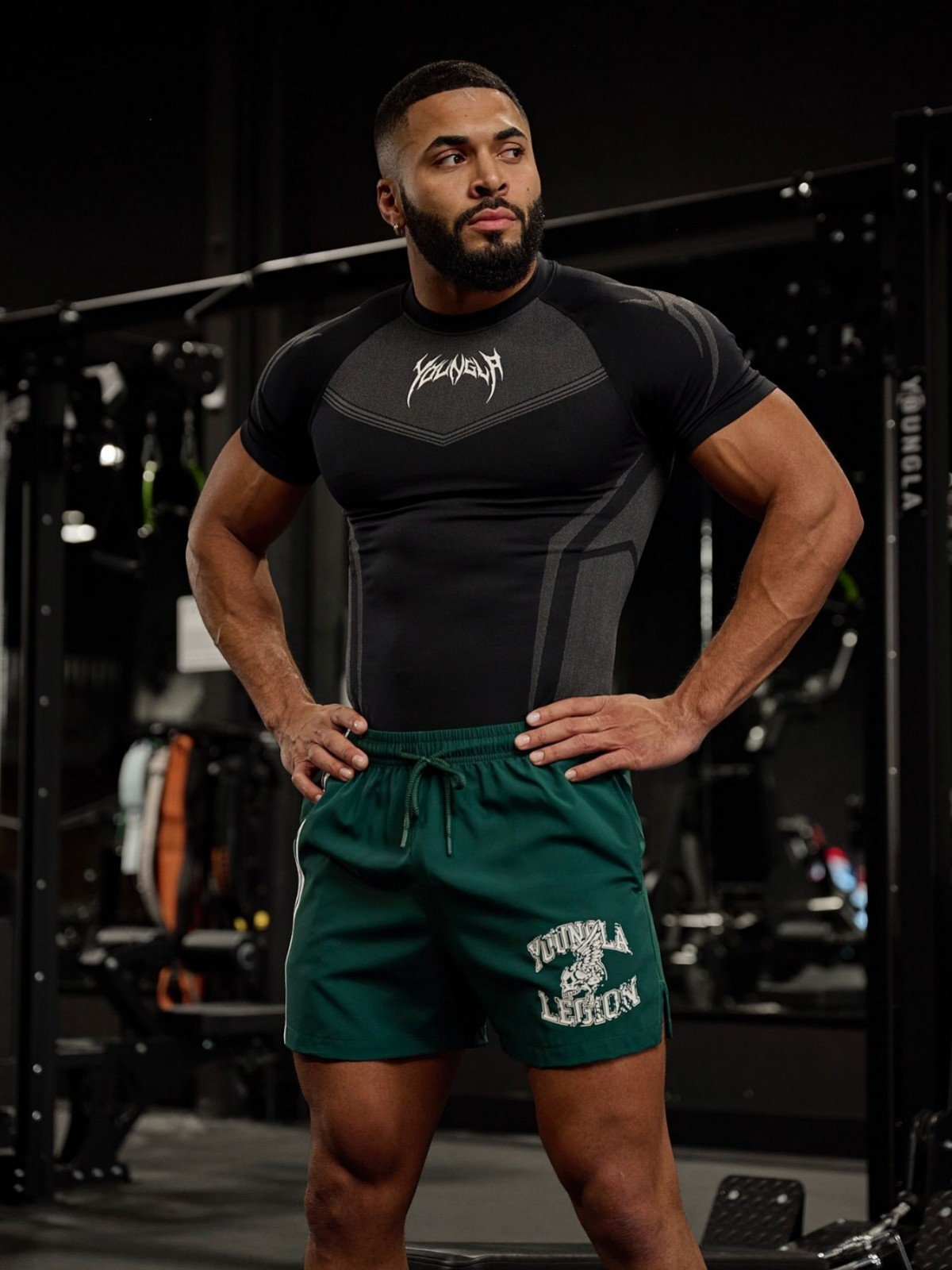 Men's T Shirts Gym Quick Drying T-shirt Men Sense Of Strength And Fashion Fitness Bodysuit Jogger Outdoor High Stretch Running Tee Clothing