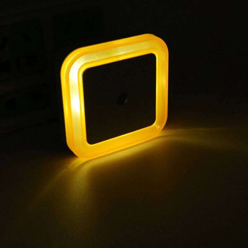 Wireless LED Night Light Sensor Mini EU Plug Nightlights Lamp For Children Room Bedroom Decoration Lighting Z260227