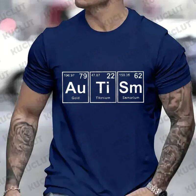 Men Clothing Awareness Casual Fashion Streetwear Autism Aware Support Tees Harajuku Y2k Graphic Tops Male T-Shirt C260228 - view 6