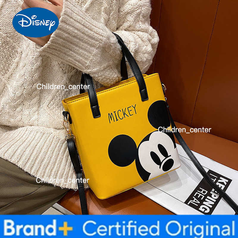 Disney Mickey Mouse Handbag Crossbody Bags Cartoon Figures PU Shoulder Bag Storage Backpack Tote Bag Adult Women Christmas Gifts H260228