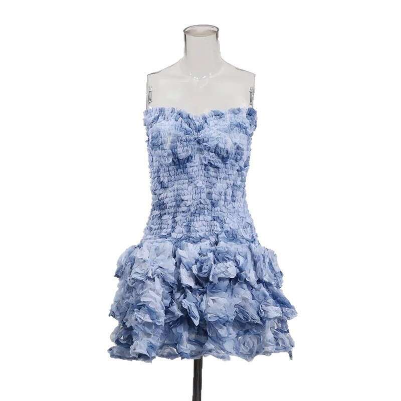 2026 Autumn New Elegant Commuter Gentle White Moonlight Fairy like Silk Smooth Folded Edge Short Skirt for Women A1998