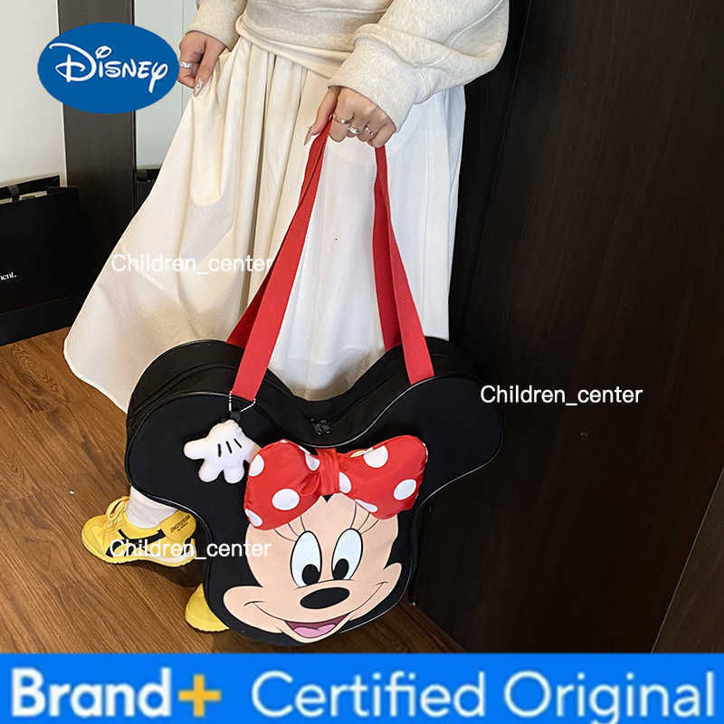 Disney In-Stock WomenS Handbag Fashion High Quality Canvas WomenS Shopping Bag Cartoon Large Capacity WomenS Shoulder Bag H260228