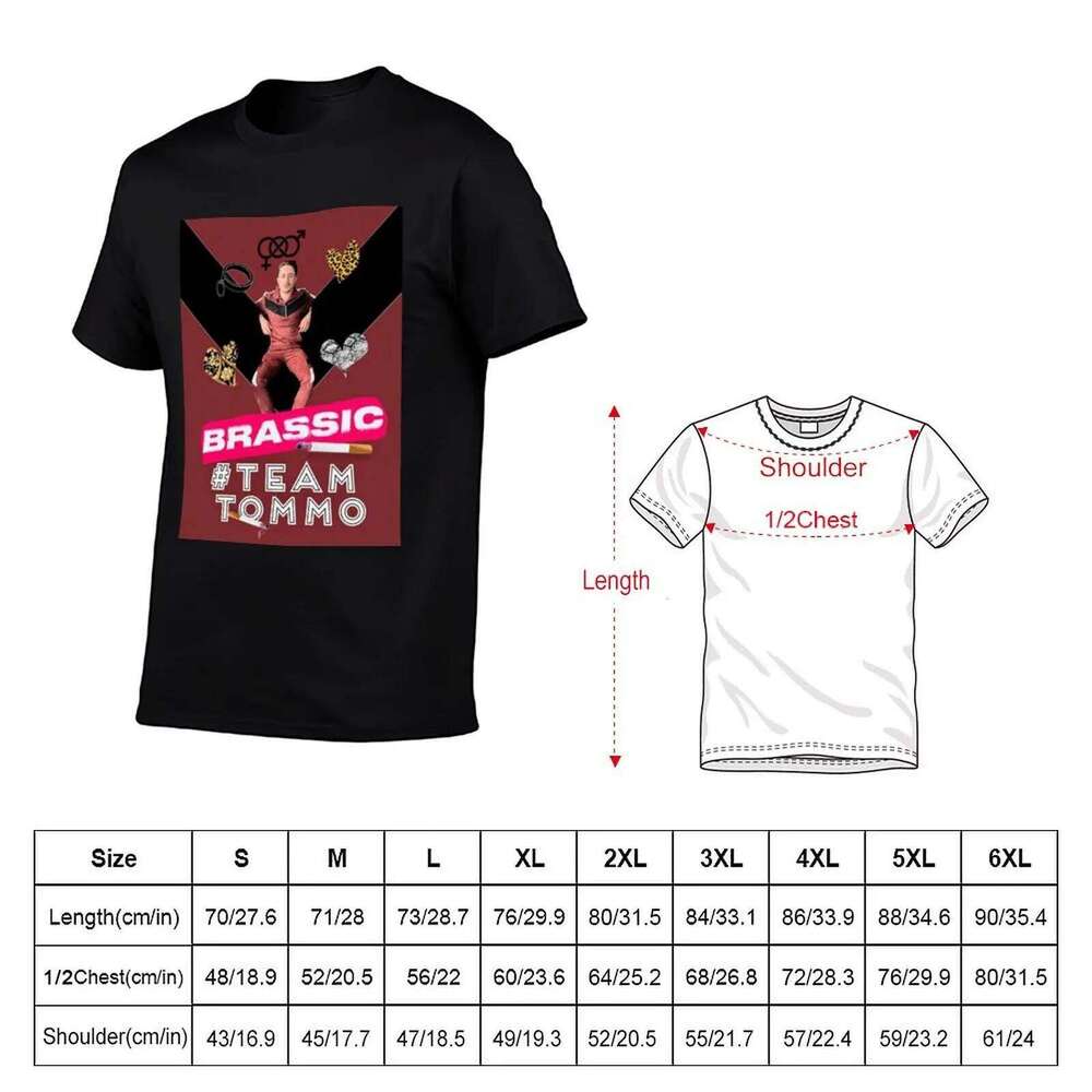 Brassic - Team Tommo T-Shirt anime shirts for designer t shirt man casual T-shirt C260228 - view 6