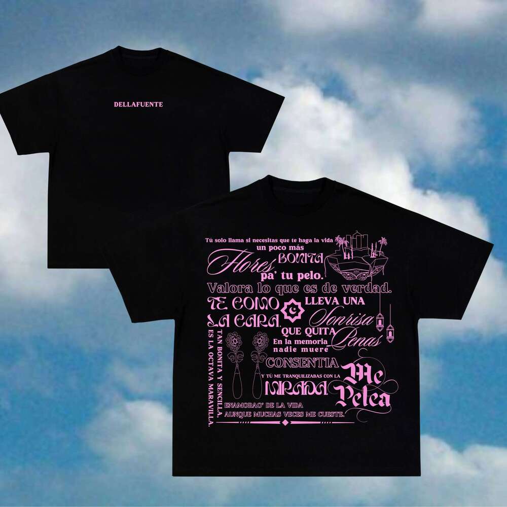 Rapper Penas Dellafuente Pa Las Alegras T Shirts Men Women Vintage Casual High Quality Cotton Unseix T-shirt C260228