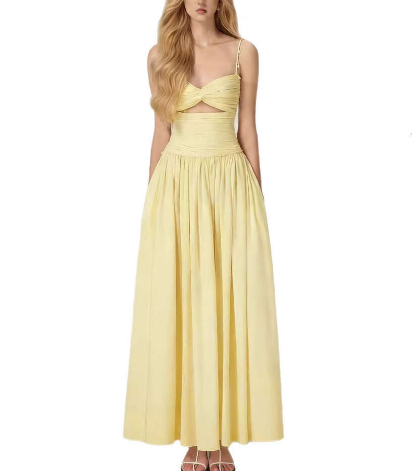 2026 niche designer new a2 fashion brand sexy strapless chest wrapped flowing long skirt suitable for vacation style