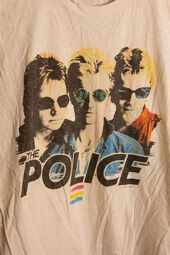 The Police Band 90s Black Unisex Men Tshirt American Fashion Street Vintage Short Sleeve Women Hip Hop Rocker Top C260228 - view 3