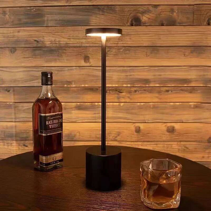 Simple Touch Led Table Rechargeable Desk Lamp 3 Color Bedside Creative Ambient Room Restaurant Bar Decor Night Light Z260227