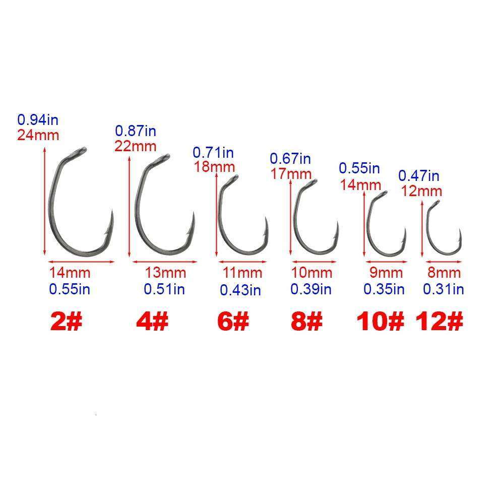 Hirisi 50pcs PTFE Coated High Carbon Stainless Steel Barbed Fish Hook With Eye Fishing Accessories 8025 Z260228