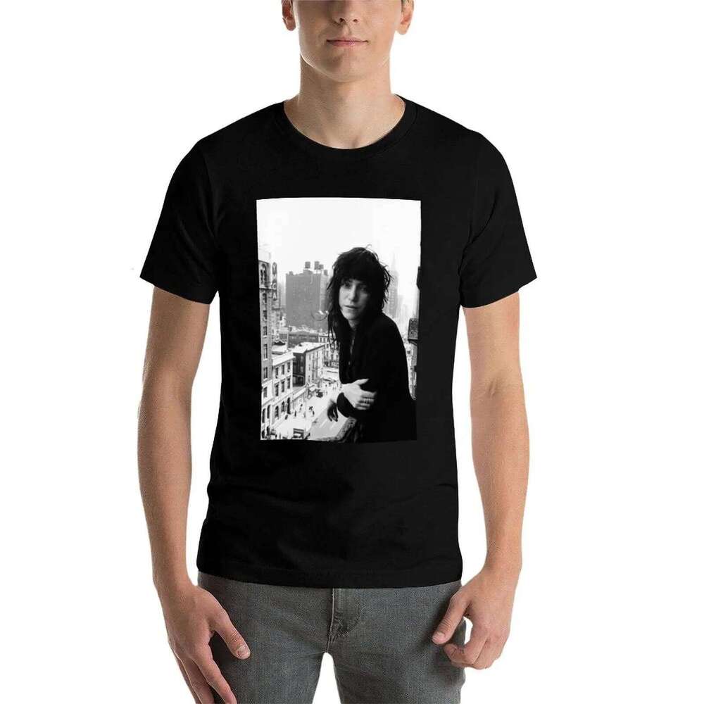 T-Shirt printed patti oversize t smith shirts anime man for C260228 - view 4
