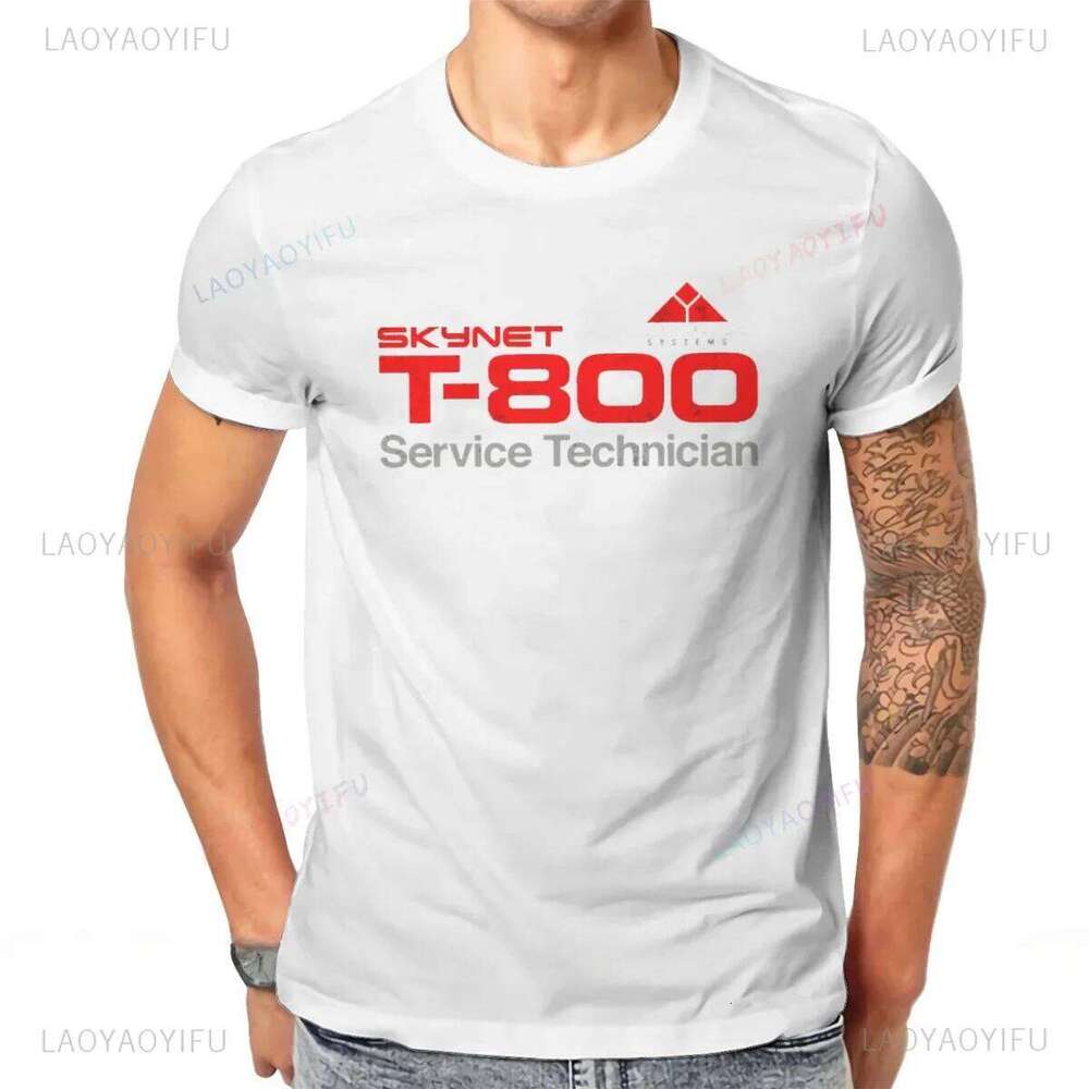 Arnold Schwarzenegger Tshirt for Men Mr Universe Bodybuilding T-800 Technician 50 Soft Leisure Sweatshirts Novelty Loose T Shirt C260228 - view 3