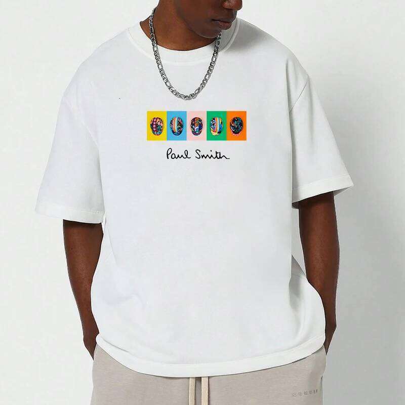 T-Shirt P-Pauls S-Smiths Summer Top Oversize Stretwear Semi-Retail T-shirt New Gift Y2k Men's Clothing Vintage C260228