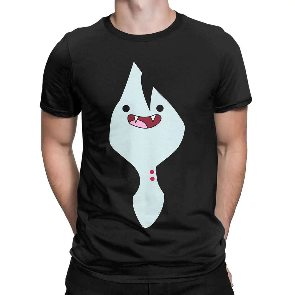 Adventure Time T-Shirts for Men Marceline the vampire queen Cool Cotton Tee O Neck Short Sleeve T Shirt Big Size Clothes C260228 - view 3