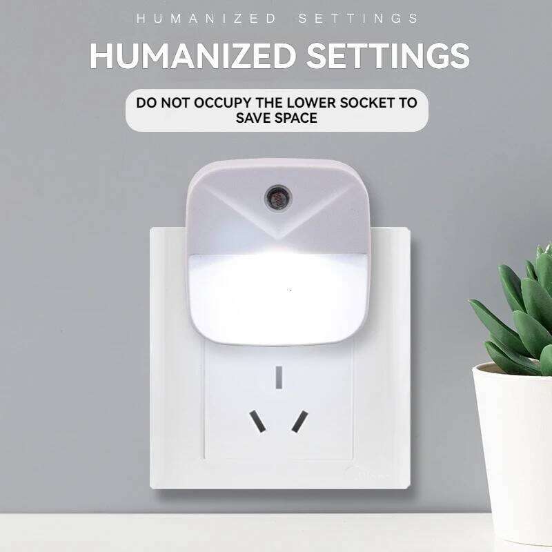 Smart Auto LED Night Light: Motion Sensor & Dusk-to-Dawn Plug-in for Energy Saving Home/Gift Z260227